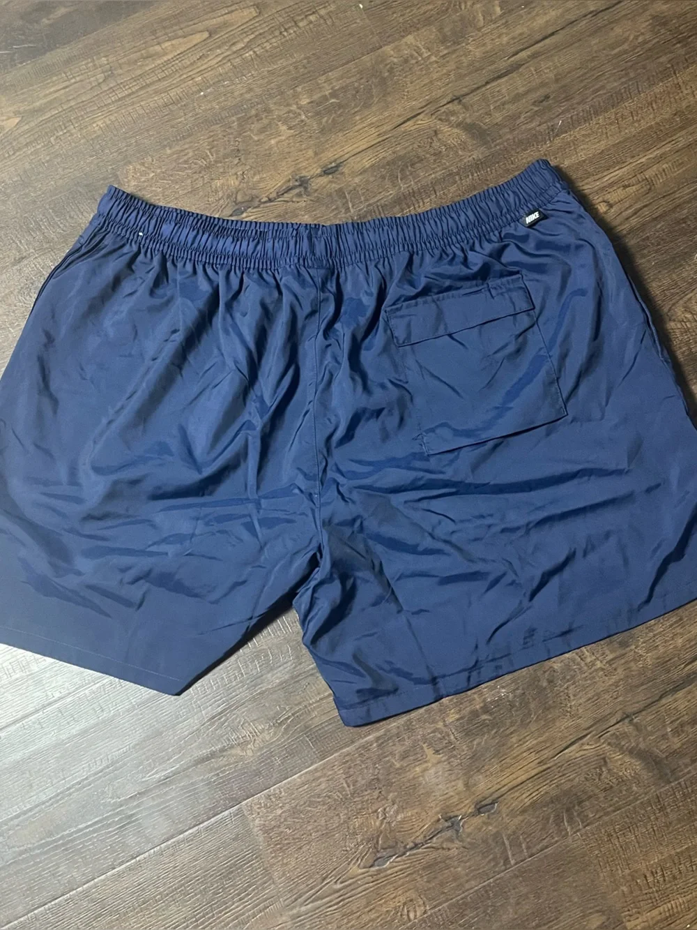 Nike Navy Blue Mesh Athletic Shorts with White Tag